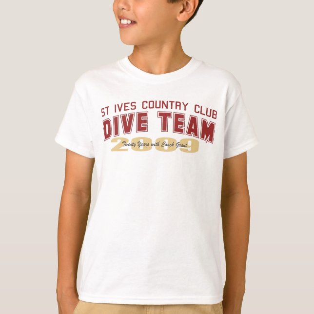 St Ives Dive Team Youth T-Shirt (Front)