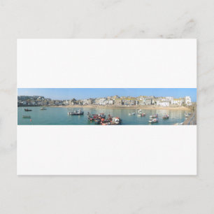 St Ives Panoramic Postcard