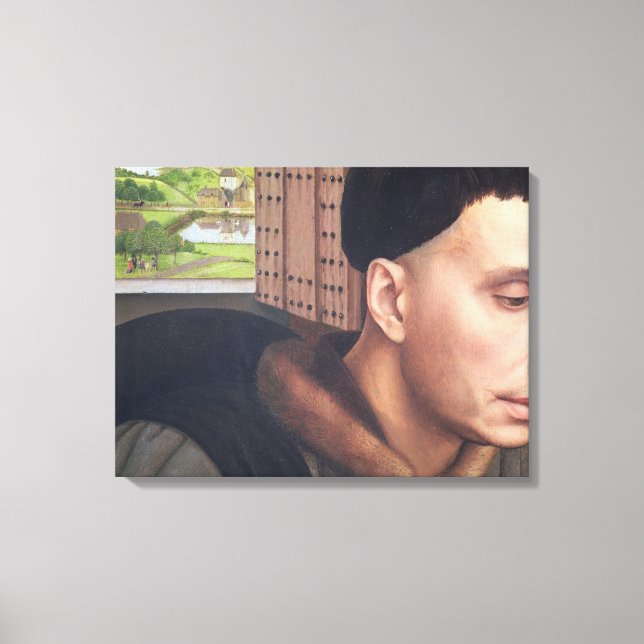 St. Ivo , detail of the Window Canvas Print (Front)