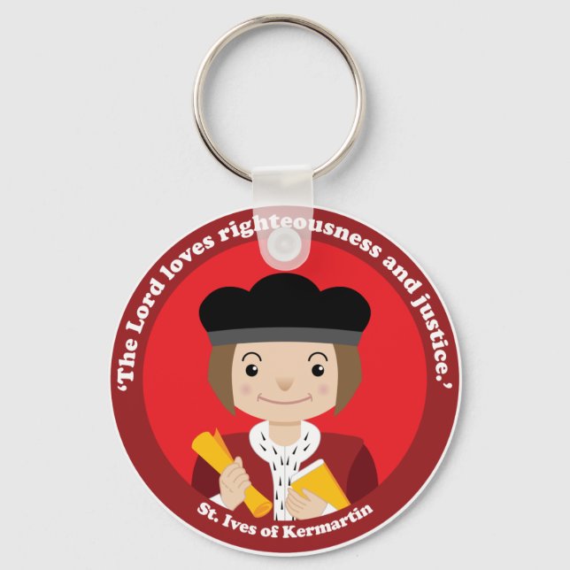 St. Ivo Kermatin Keychain (Front)