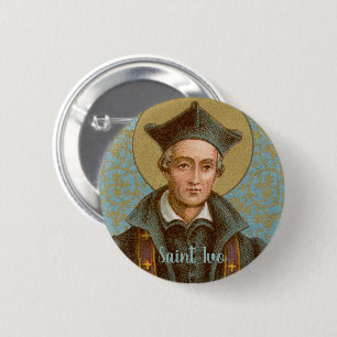 St. Ivo of Kermartin (BK 015) 2 Inch Round Button