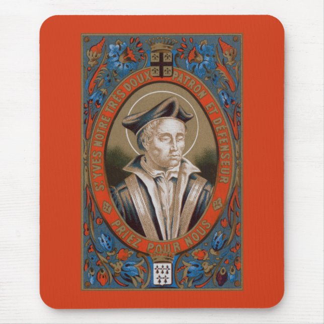St. Ivo of Kermartin (M 005) Mouse Pad (Front)