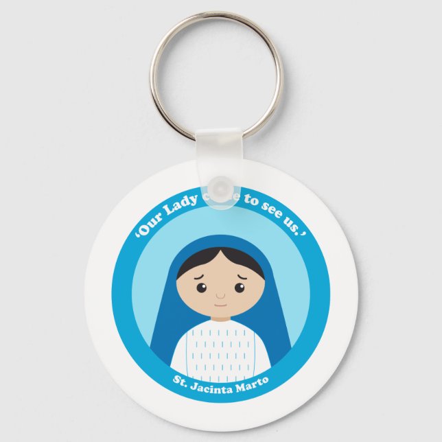 St. Jacinta Marto Keychain (Front)