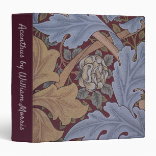 St. James Acanthus Leaf Pattern by William Morris Binder