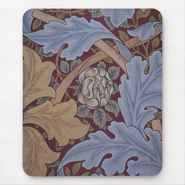 St. James Acanthus Leaf Pattern by William Morris Mouse Pad (Front)