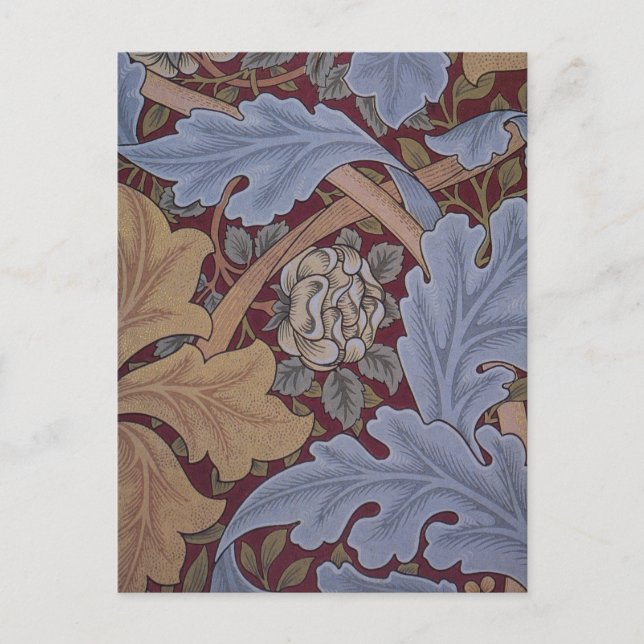 St. James Acanthus Leaf Pattern by William Morris Postcard (Front)