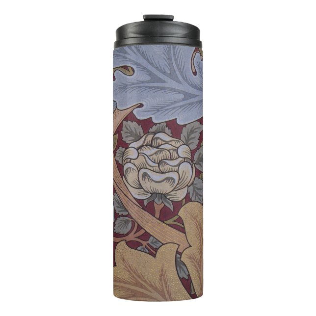 St. James Acanthus Leaf Pattern by William Morris Thermal Tumbler (Front)