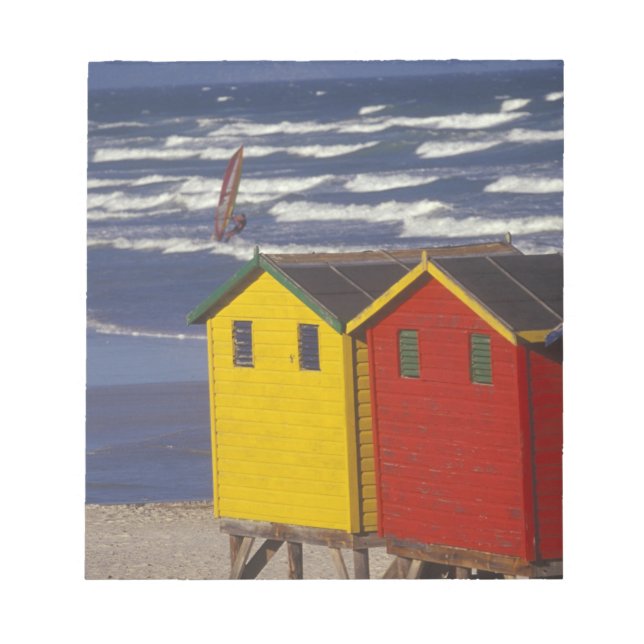 St. James Bay Bathing Boxes, near Capetown, 3 Notepad (Front)