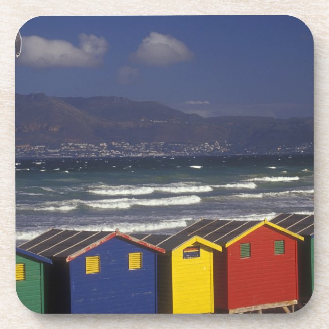 St. James Bay Bathing Boxes, near Capetown, Coaster (Front)