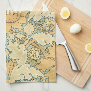 St. James by William Morris, Acanthus Leaves Kitchen Towel