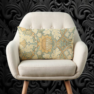 St. James by William Morris, Acanthus Leaves Lumbar Pillow