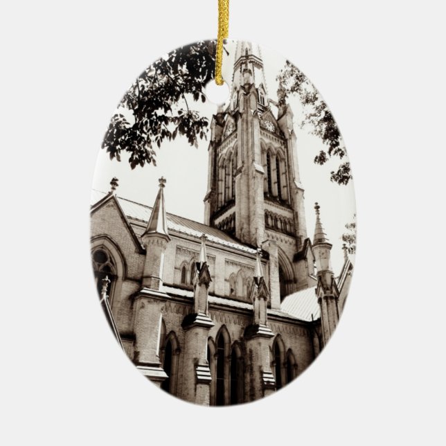 St. James' Cathedral Church Ceramic Ornament (Front)