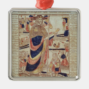 St. James of Compostela, c.1824 Metal Ornament