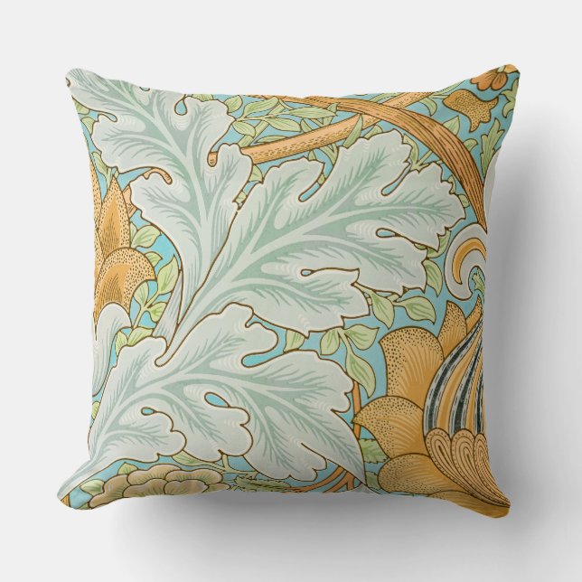 St James Pattern (by William Morris) Throw Pillow (Front)