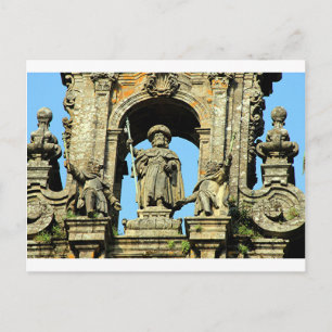 St James, Santiago de Compostela Cathedral, Spain Postcard