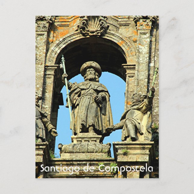 St James, Santiago de Compostela Cathedral, Spain Postcard (Front)