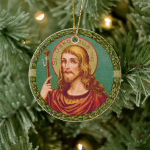 St. James the Greater (JMAS 04) Ceramic Ornament