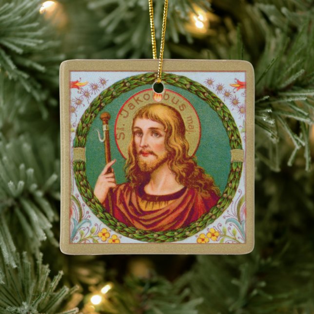 St. James the Greater (JMAS 04) Ceramic Ornament (Tree)