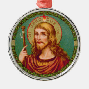 St. James the Greater (JMAS 04) Metal Ornament