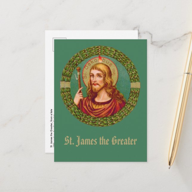 St. James the Greater (JMAS 04) Postcard (Front/Back In Situ)