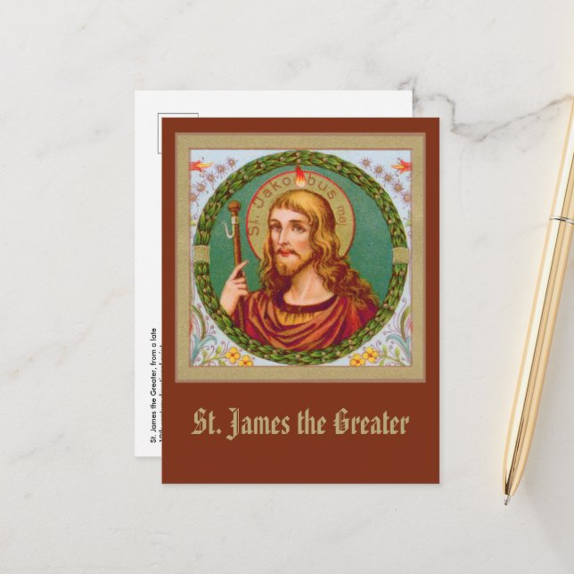 St. James the Greater (JMAS 04) Postcard (Front/Back In Situ)