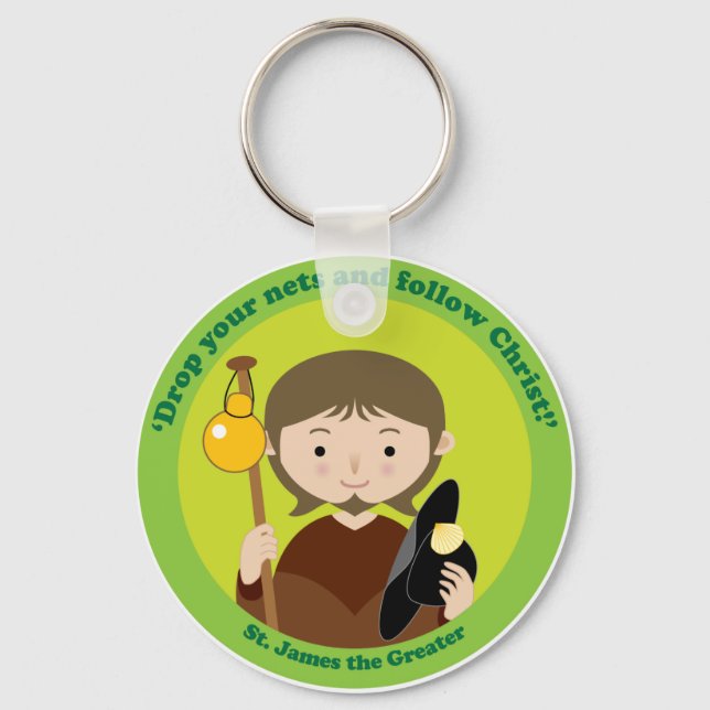 St. James the Greater Keychain (Front)