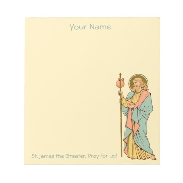 St. James the Greater (RLS 05) 5.5"x6" Notepad (Front)