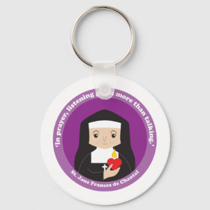 St. Jane Frances de Chantal Keychain