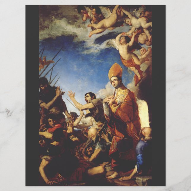 St. Januarius, Bishop of Benevento - Fine Art Flyer (Front)