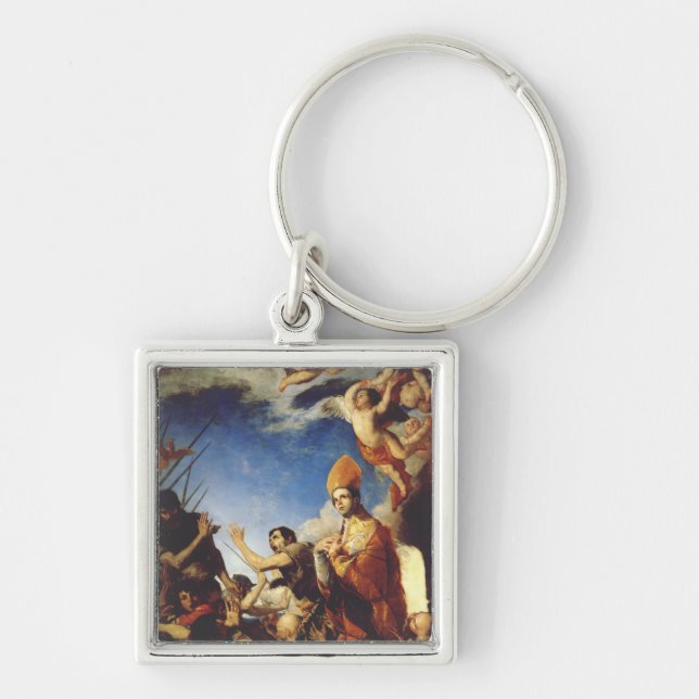 St. Januarius, Bishop of Benevento - Fine Art Keychain (Front)