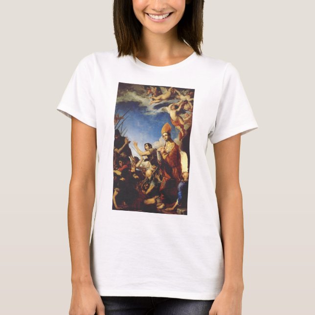 St. Januarius, Bishop of Benevento - Fine Art T-Shirt (Front)