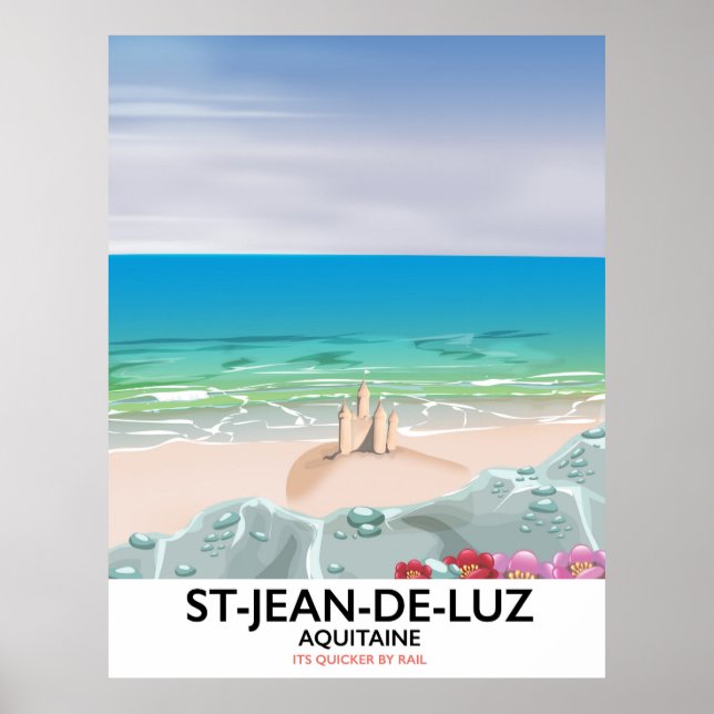 St-Jean-de-Luz, Aquitaine Travel poster (Front)
