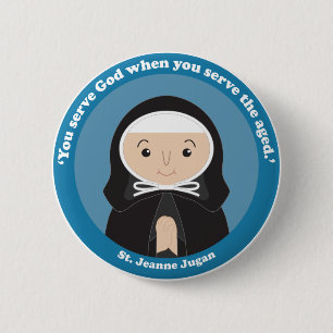 St. Jeanne Jugan 2 Inch Round Button