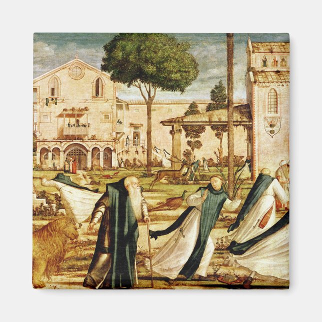 St. Jerome and Lion in the Monastery, 1501-09 Magnet (Front)
