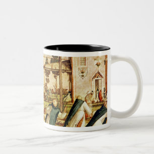 St. Jerome and Lion in the Monastery, 1501-09 Two-Tone Coffee Mug