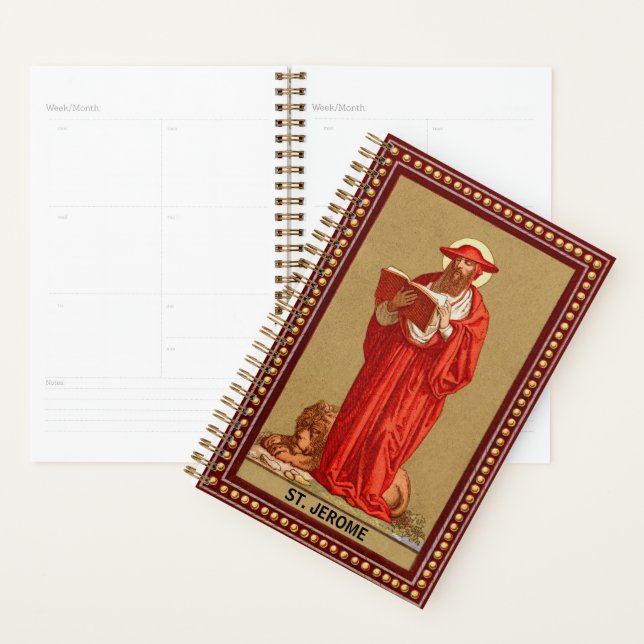 St. Jerome as Cardinal with Lion (P 004) Planner (Display)