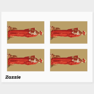 St. Jerome as Cardinal with Lion (P 004) Sticker