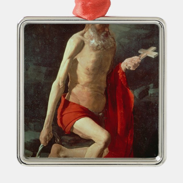 St. Jerome, c.1620 Metal Ornament (Front)