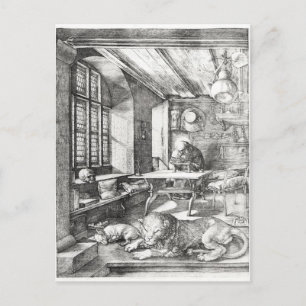St. Jerome in his Study, 1514 Postcard