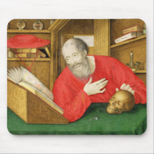 St. Jerome in his Study, 1650 (bodycolour and w/c Mouse Pad