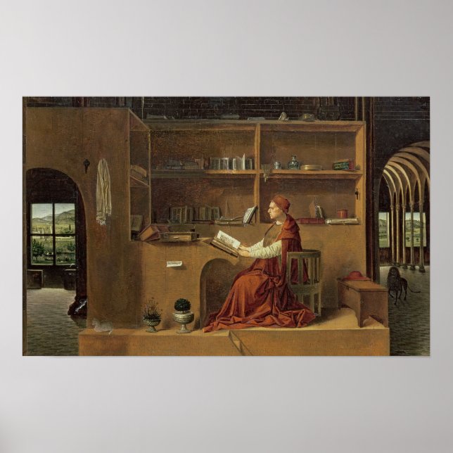 St. Jerome in his study, c.1475 2 Poster (Front)