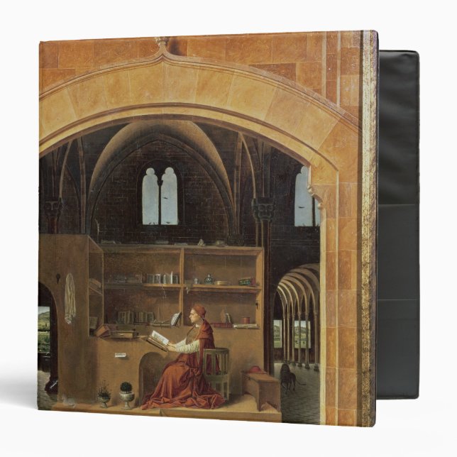 St. Jerome in his study, c.1475 Binder (Front/Inside)