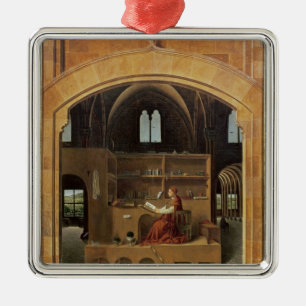 St. Jerome in his study, c.1475 Metal Ornament