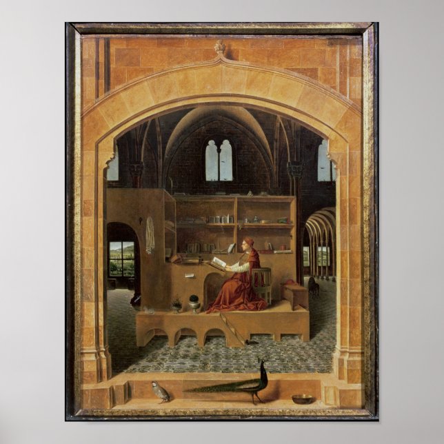 St. Jerome in his study, c.1475 Poster (Front)