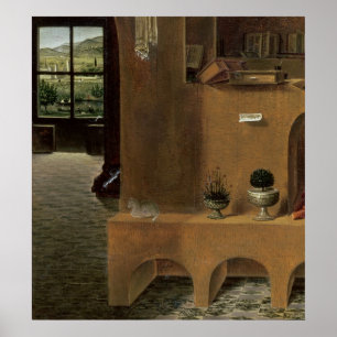 St. Jerome in his study, c.1475 Poster