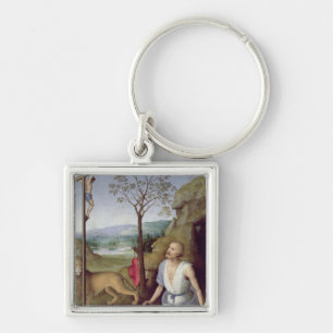 St. Jerome in the Desert, c.1499-1502 Keychain