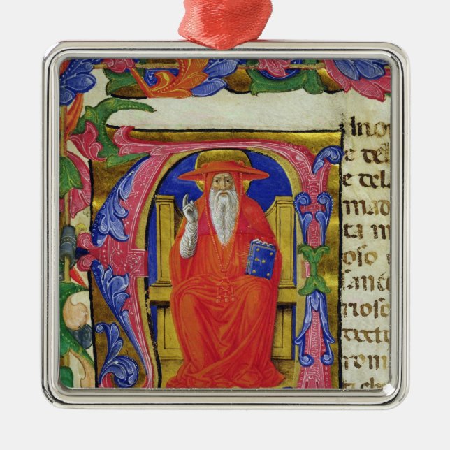 St. Jerome Metal Ornament (Front)
