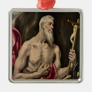 St. Jerome Metal Ornament