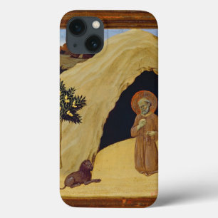 St. Jerome with the lion, 1436 (tempera on panel) iPhone 13 Case