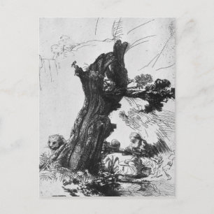 St. Jerome Writing, 1648 Postcard